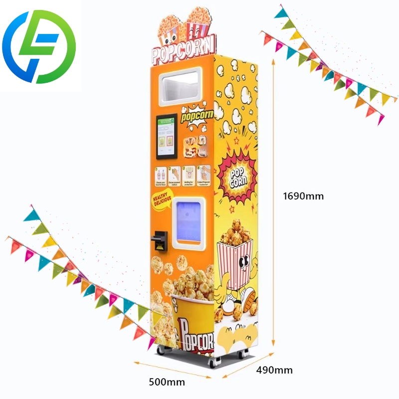 Popcorn Vending Machine - Automat do popcornu z możliwością personalizacji,