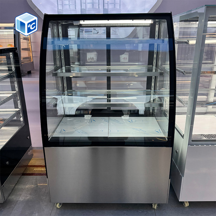 Dwupoziomowa komercyjna chłodz – Glass Cabinet Display recenzja i cena