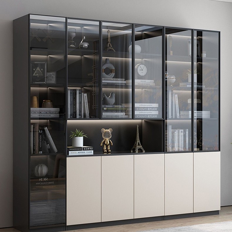 Nowoczesna, prosta szafka eksp – Glass Cabinet Display recenzja i cena