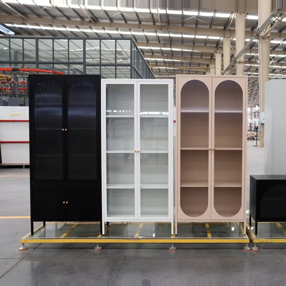 Bar, bufet, wysoka szafka, wit – Glass Cabinet Display recenzja i cena