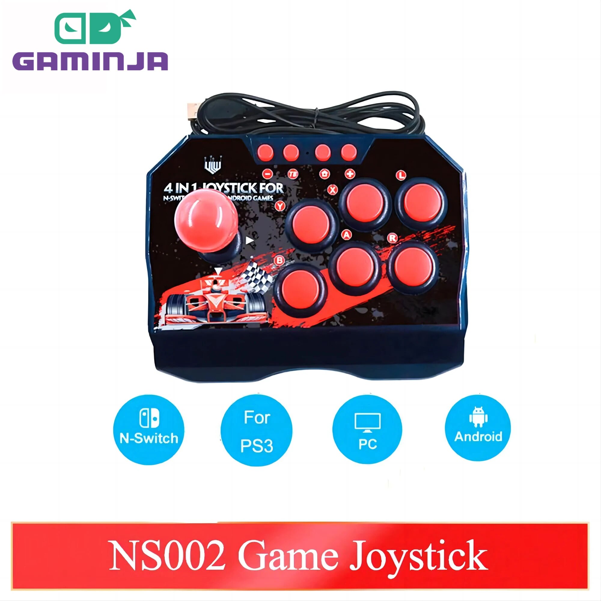 GAMINJA NS002 4 w 1 retro kons – Arcade Vibes recenzja i cena