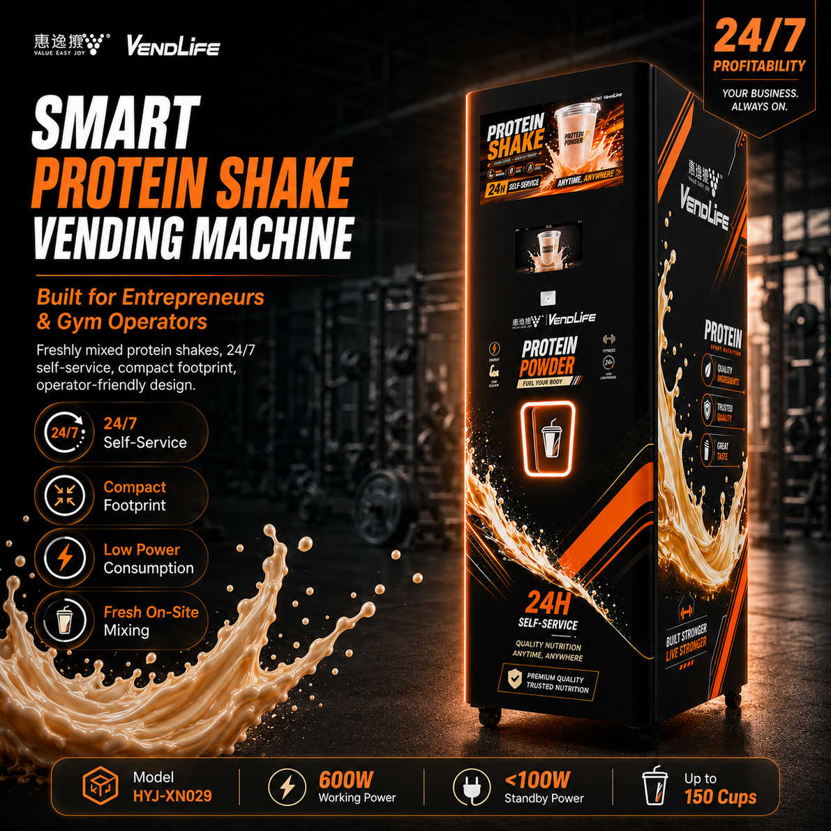 Automat do sprzedaży proteinow – Popcorn Vending Machine recenzja i cena