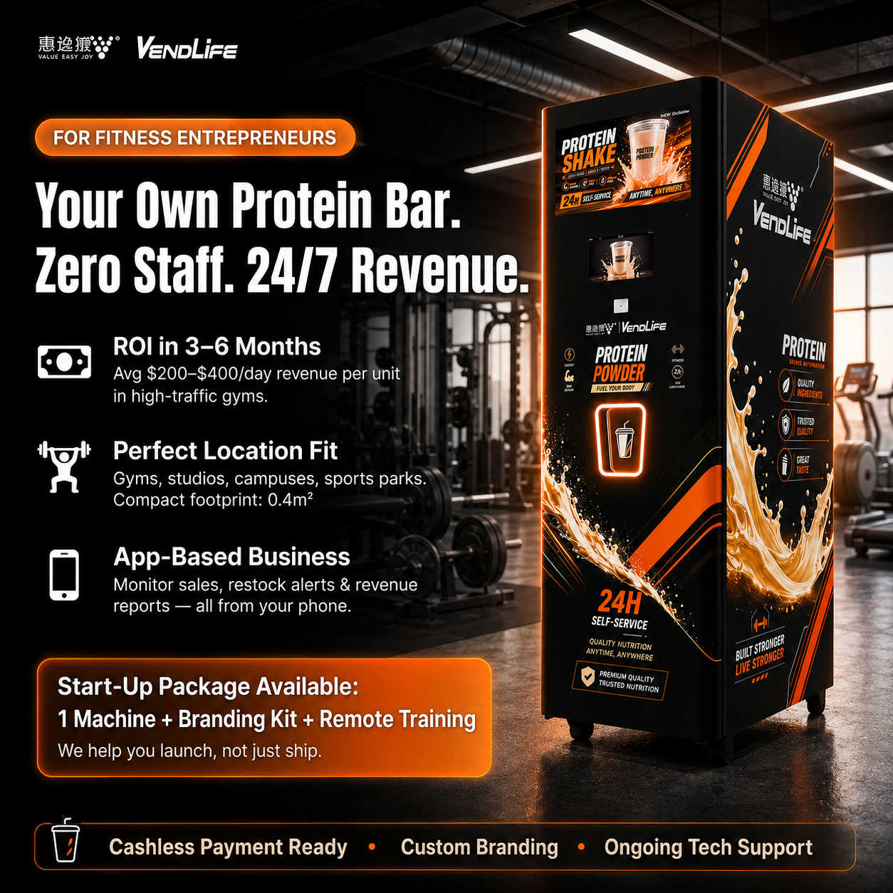 Automat do sprzedaży proteinow – Popcorn Vending Machine recenzja i cena